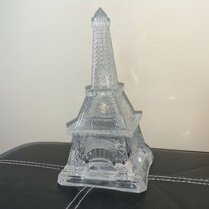 Glass Eiffel Tower Decor